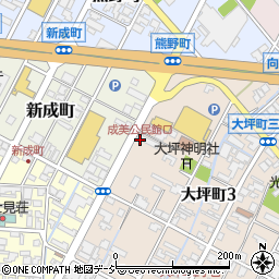 成美公民館口周辺の地図