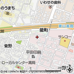 富山県高岡市野村1503周辺の地図