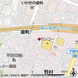 富山県高岡市野村183-4周辺の地図