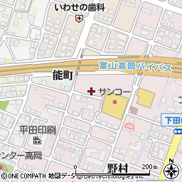 富山県高岡市野村183周辺の地図