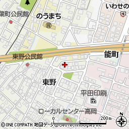 富山県高岡市角106-14周辺の地図