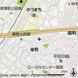 富山県高岡市角106-7周辺の地図