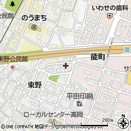 富山県高岡市角106-92周辺の地図