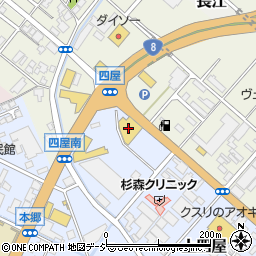 ウエルシア　関東株式会社北陸営業所周辺の地図