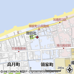 富山県滑川市領家町401周辺の地図