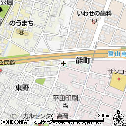 富山県高岡市角106-25周辺の地図