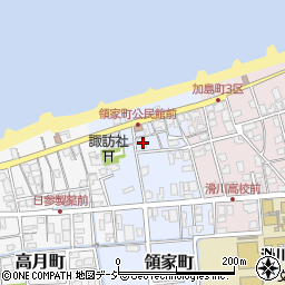 富山県滑川市領家町421周辺の地図