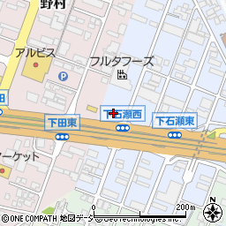 くるまやラーメン高岡石瀬店周辺の地図