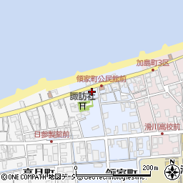富山県滑川市領家町393周辺の地図