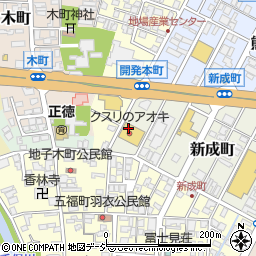 クスリのアオキ　高岡新成店周辺の地図