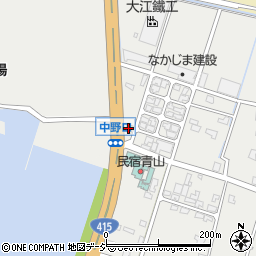 ローソン新湊七美店周辺の地図
