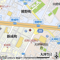 星乃珈琲店高岡熊野店周辺の地図