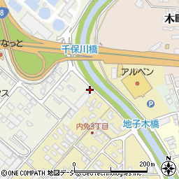 富山県高岡市内免神明町周辺の地図