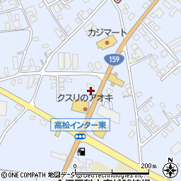 石川県かほく市高松ア周辺の地図