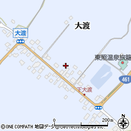 栃木県日光市大渡539周辺の地図
