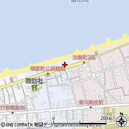 富山県滑川市領家町468周辺の地図