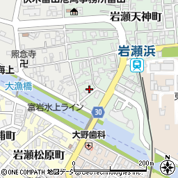 富山県富山市岩瀬天神町18周辺の地図