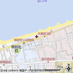 富山県滑川市領家町463周辺の地図