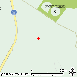 石川県かほく市内高松る周辺の地図