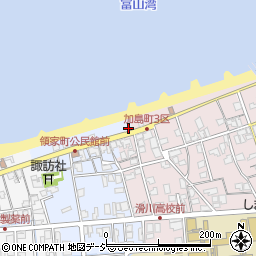 富山県滑川市領家町462周辺の地図