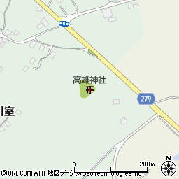 高雄神社周辺の地図