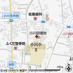 那珂川町小川体育館周辺の地図
