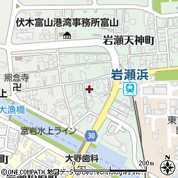 富山県富山市岩瀬天神町26周辺の地図
