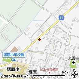 塚原郵便局周辺の地図