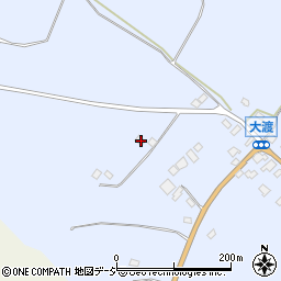 栃木県日光市大渡206周辺の地図