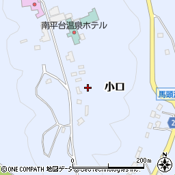 栃木県那須郡那珂川町小口周辺の地図