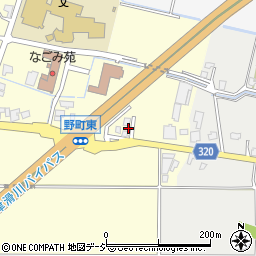富山県滑川市野町1668周辺の地図