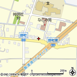 富山県滑川市野町1653周辺の地図