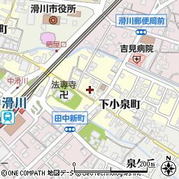 富山県滑川市下小泉町周辺の地図