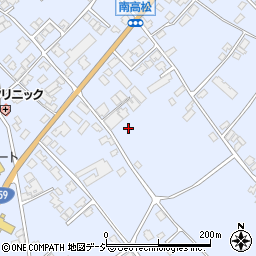 石川県かほく市高松（テ）周辺の地図