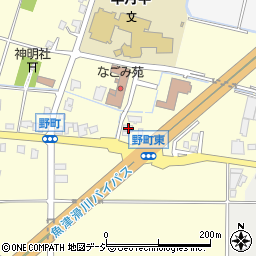 富山県滑川市野町1656周辺の地図