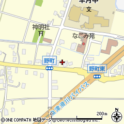 富山県滑川市野町1650周辺の地図