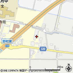 富山県滑川市野町1677周辺の地図