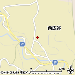 富山県高岡市西広谷周辺の地図