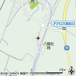 石川県かほく市内高松（フ）周辺の地図
