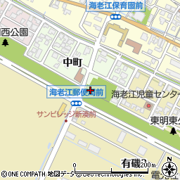 富山県射水市東明中町周辺の地図