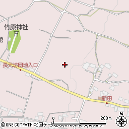 長野県中野市竹原周辺の地図