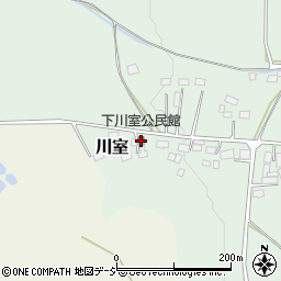 下川室公民館周辺の地図