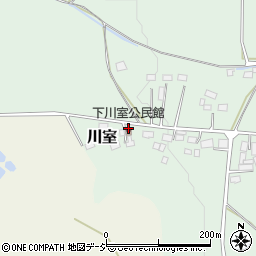 下川室公民館周辺の地図