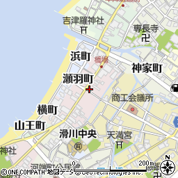 富山県滑川市瀬羽町周辺の地図