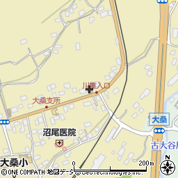 大桑郵便局周辺の地図