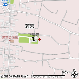 長野県中野市若宮周辺の地図