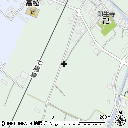 石川県かほく市内高松か周辺の地図