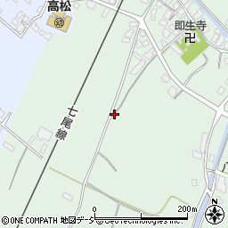 石川県かほく市内高松（か）周辺の地図