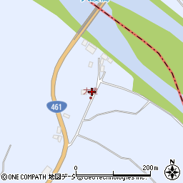 栃木県日光市大渡1057-1周辺の地図
