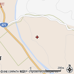 石川県かほく市箕打ホ周辺の地図